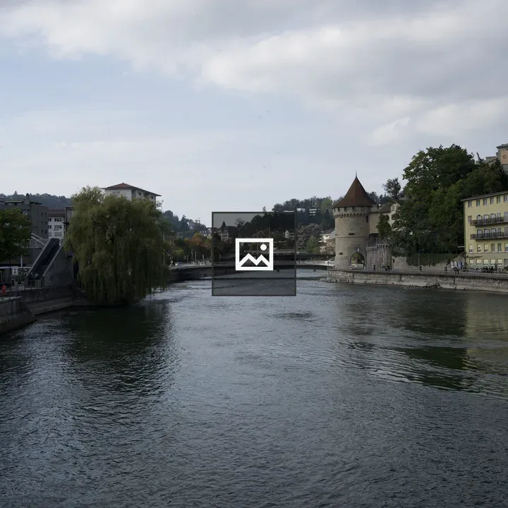 Reuss River in Lucerne