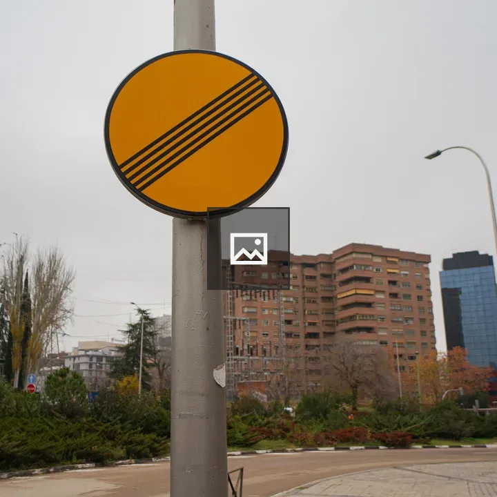 Temporary traffic sign