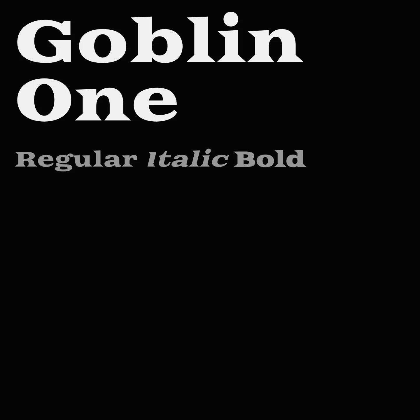 Goblin One