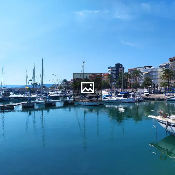 Gandia Port Boat Scene