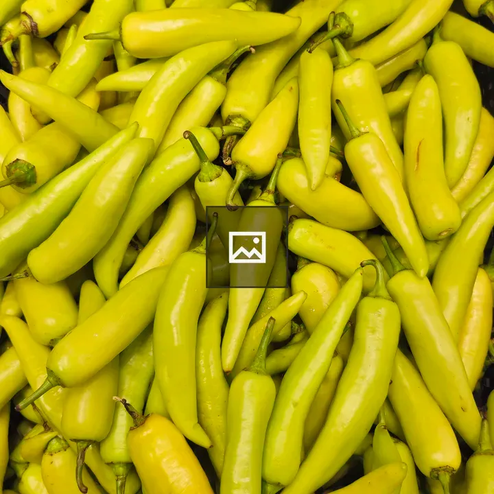 Fresh yellow chilies