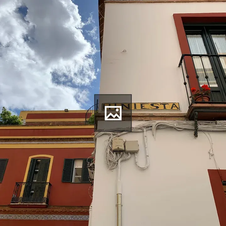 Street on Hiniesta in Seville