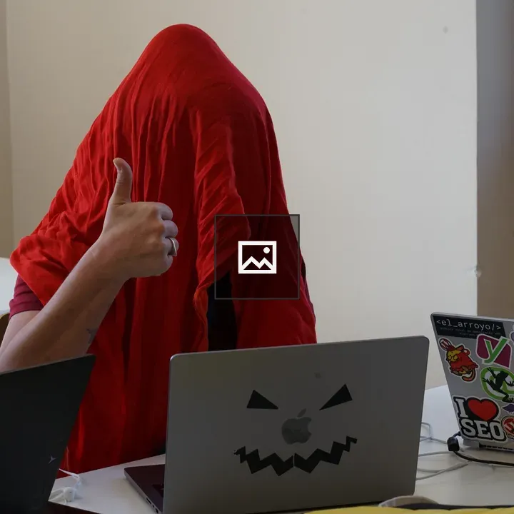 Mysterious person at WordCamp Contributor Day