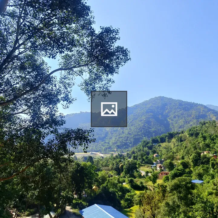 Hills landscape portrait