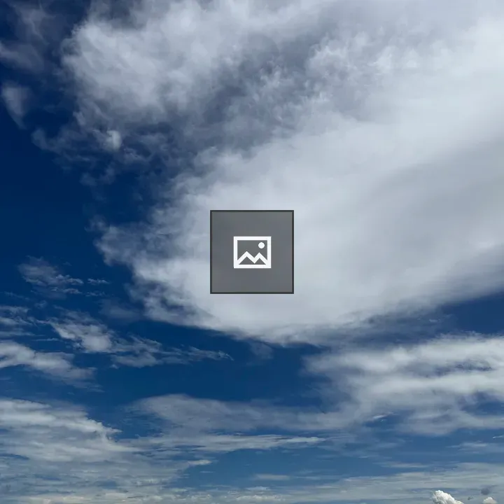 White Clouds and Blue Sky
