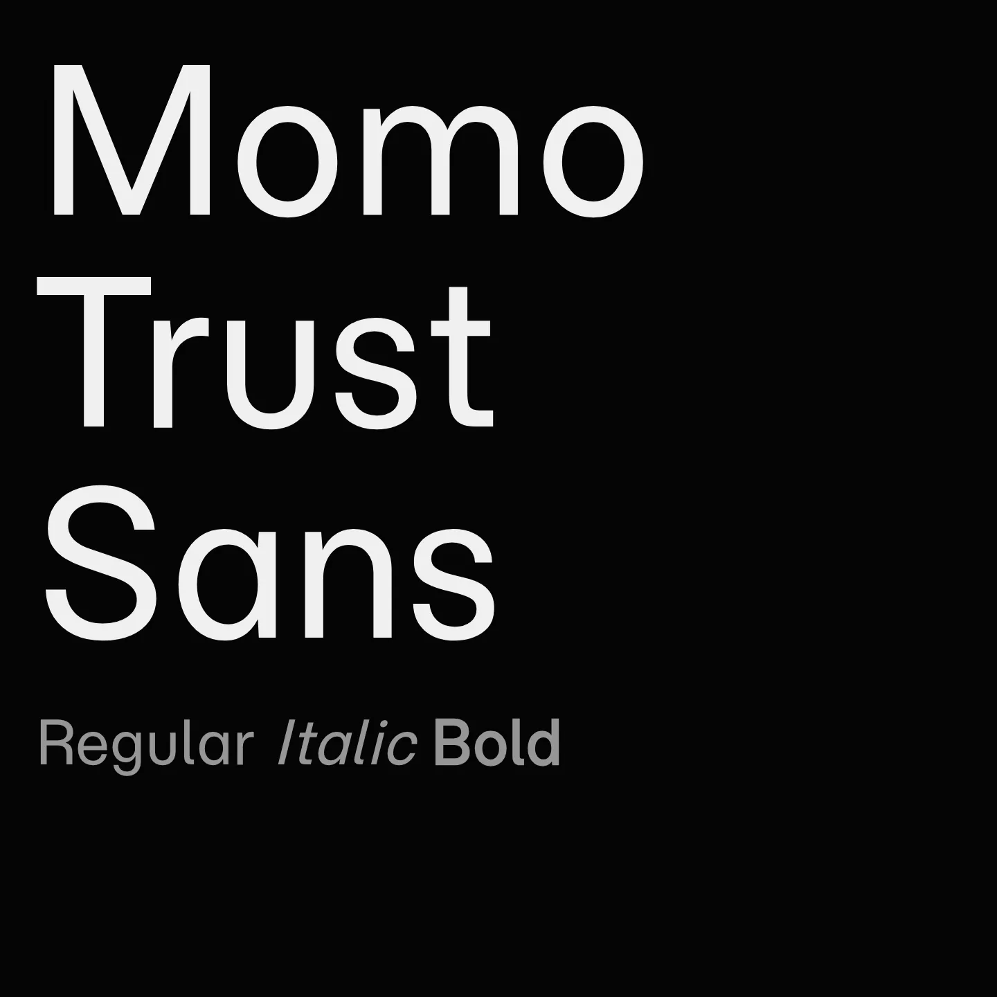 Momo Trust Sans