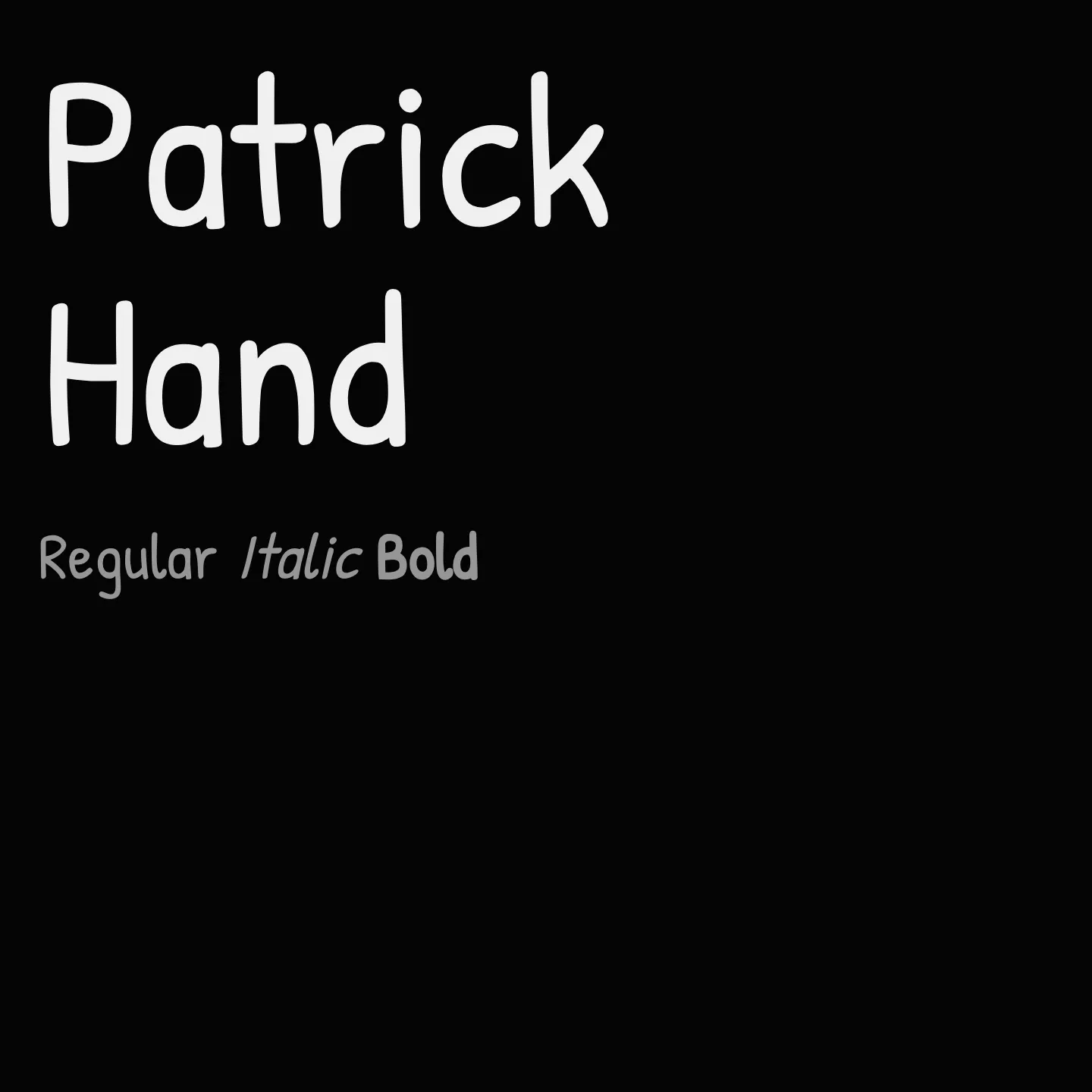 Patrick Hand