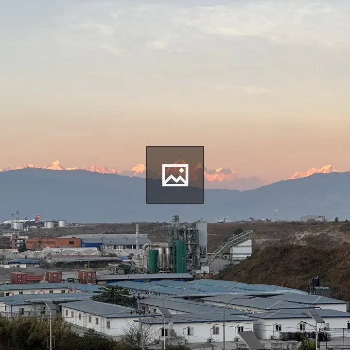 View of mountains from Kathmandu