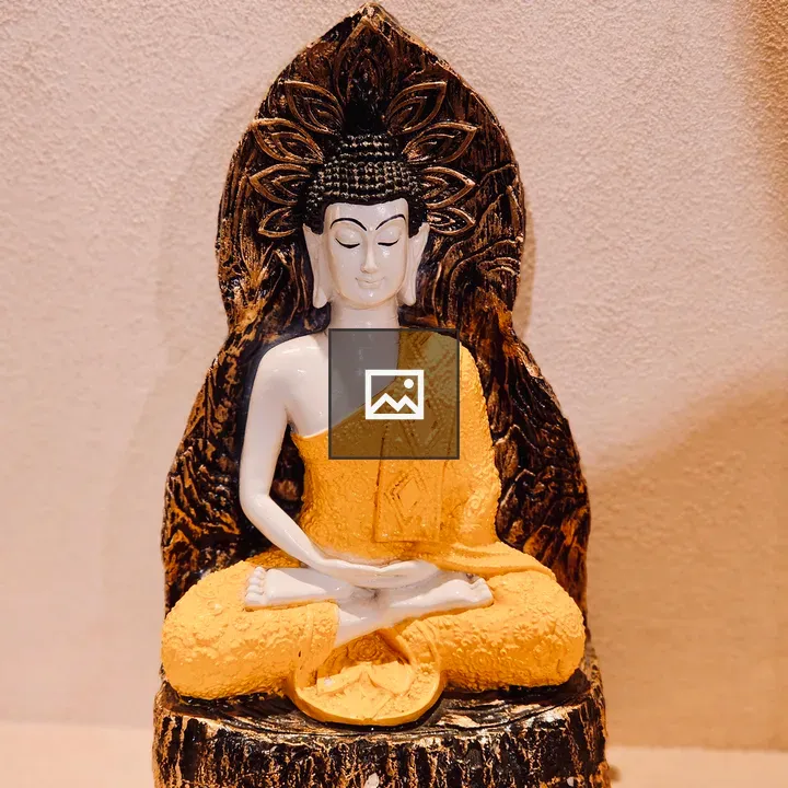 Buddha Statue with Backrest
