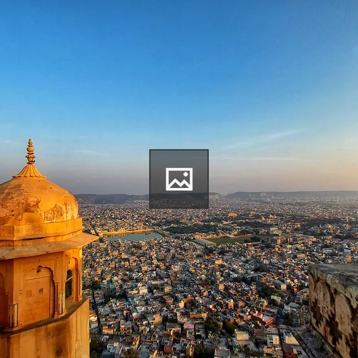 View from Nahargarh Fort over Jaipur