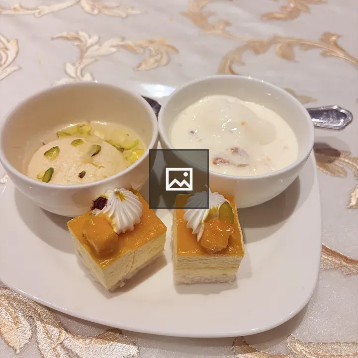Dessert Bowl: Rasgulla and Cheesecake