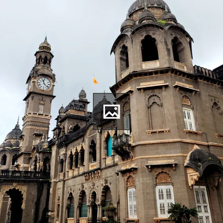 Historic building with dome and clock tower