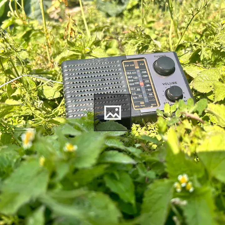 Portable radio in the field