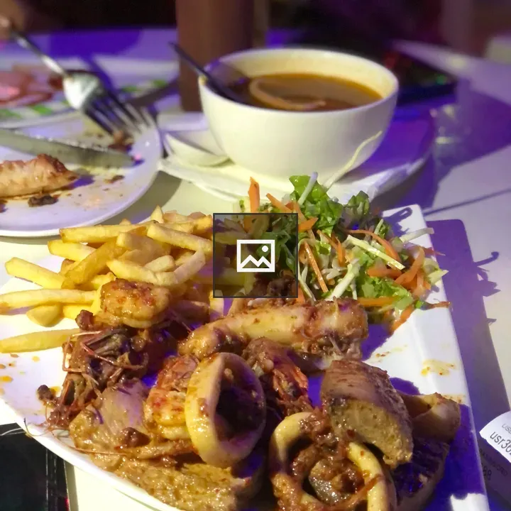 Seafood on Maafushi shore