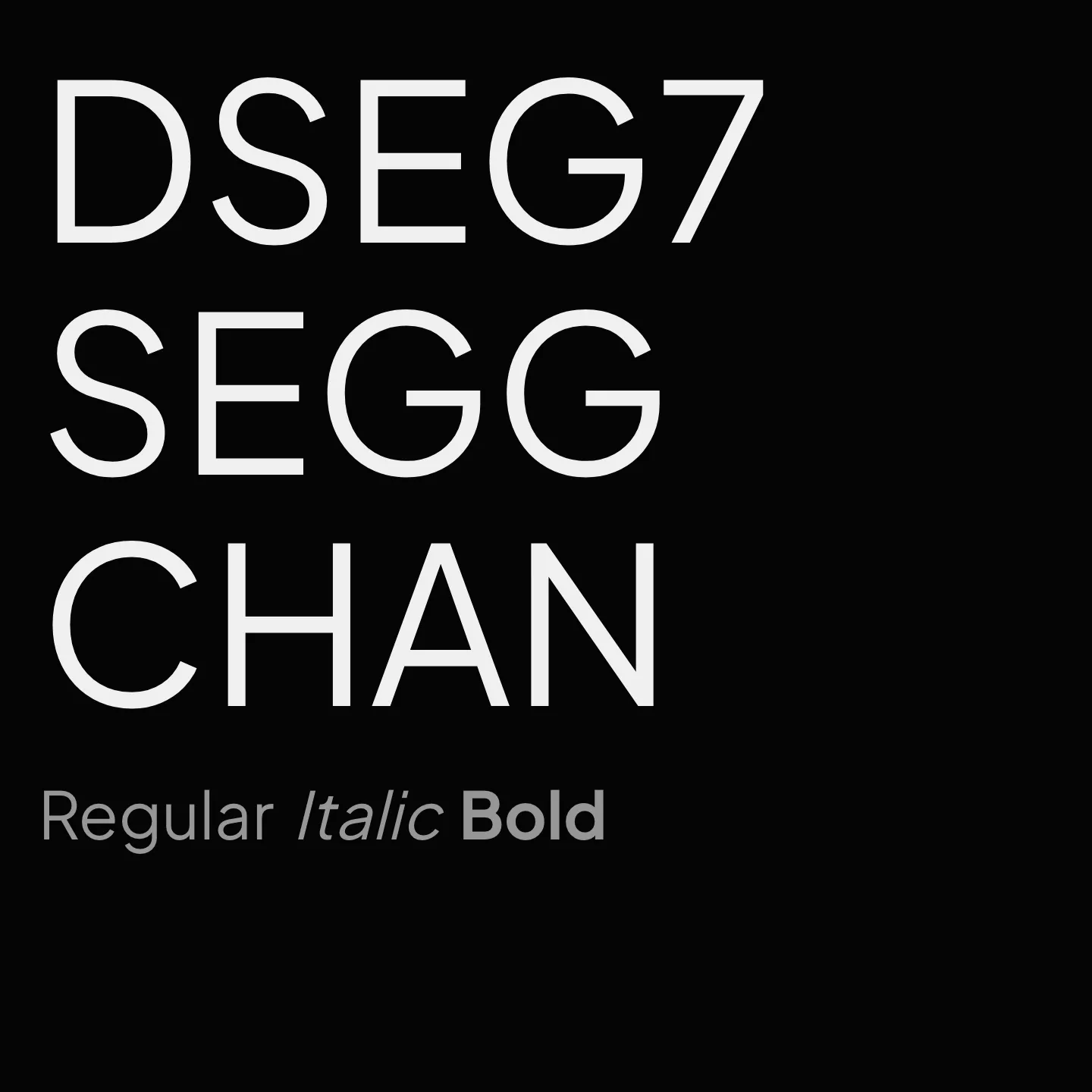 DSEG7 SEGG CHAN