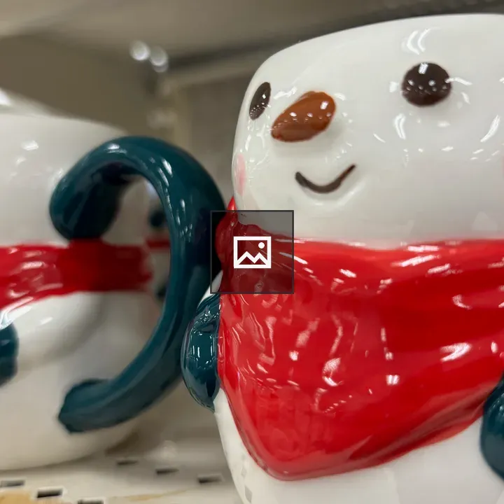 Snowman Mugs Ceramic Set