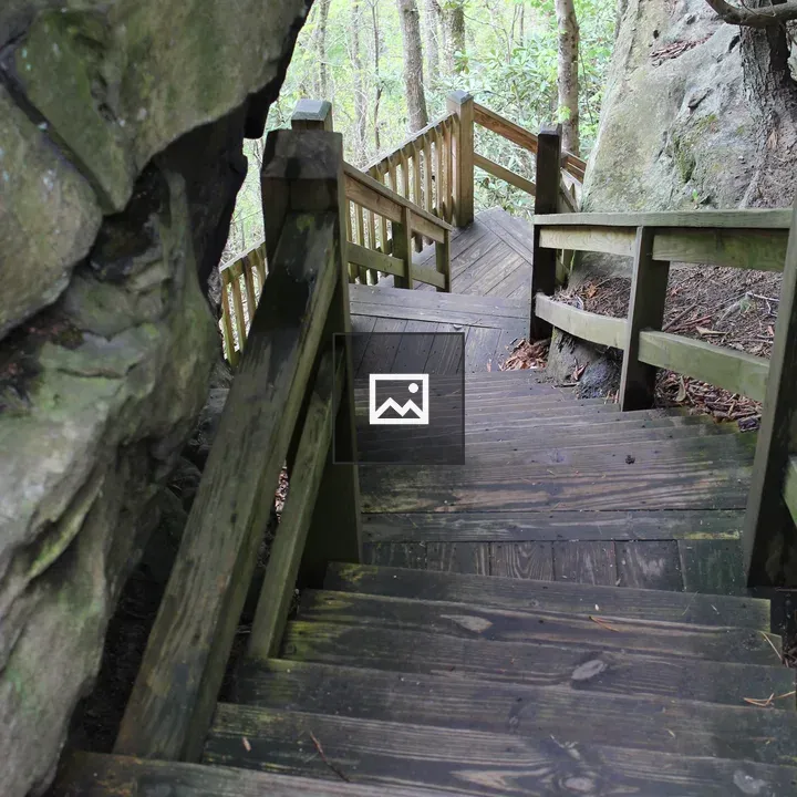 Stairs to Turkey Spur Overlook
