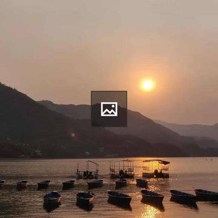 Lakeside Pokhara at Dusk