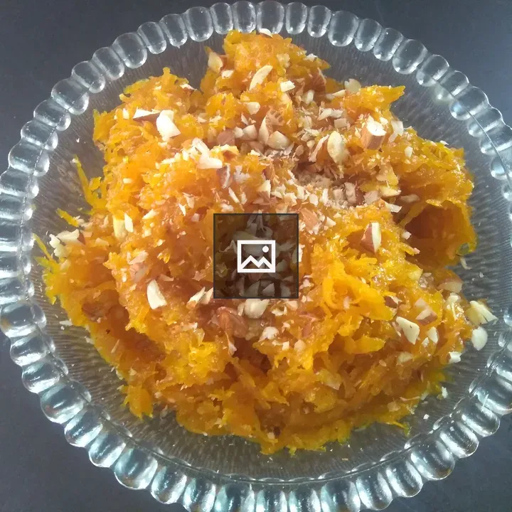 Carrot Halwa on Tableware