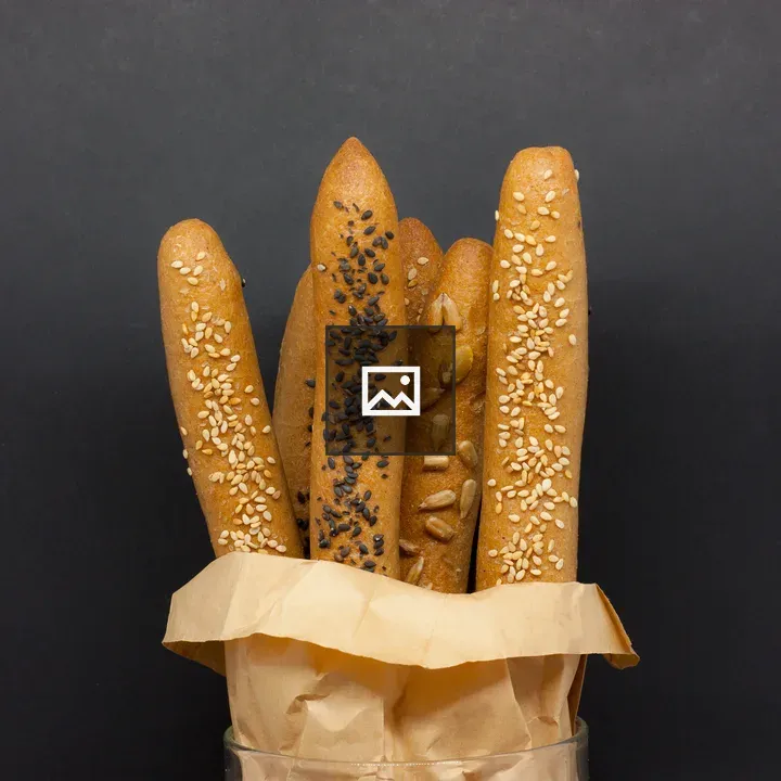 Seeded bread sticks