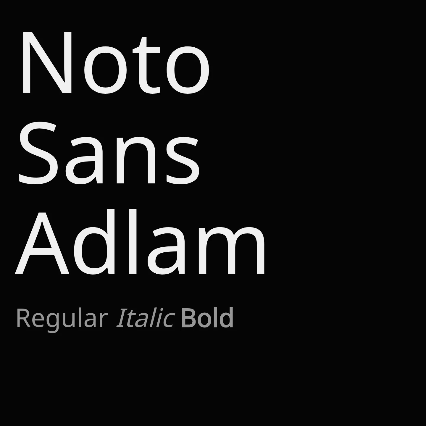 Noto Sans Adlam