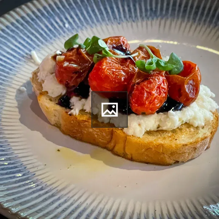 Bruschetta in Italian Restaurant
