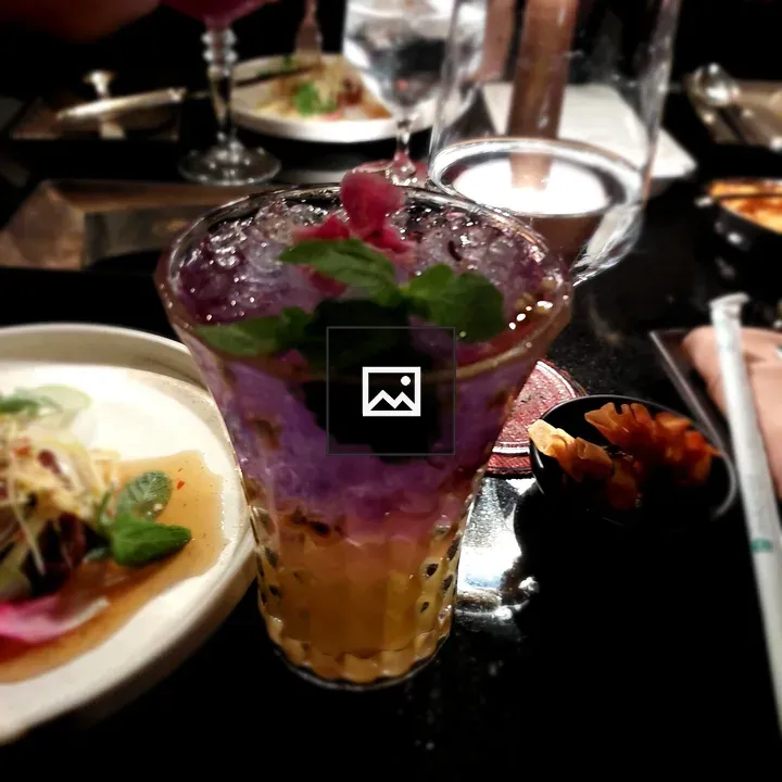 Healthy drinks on table