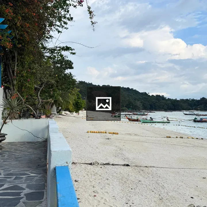 Beach View from Stone Patio