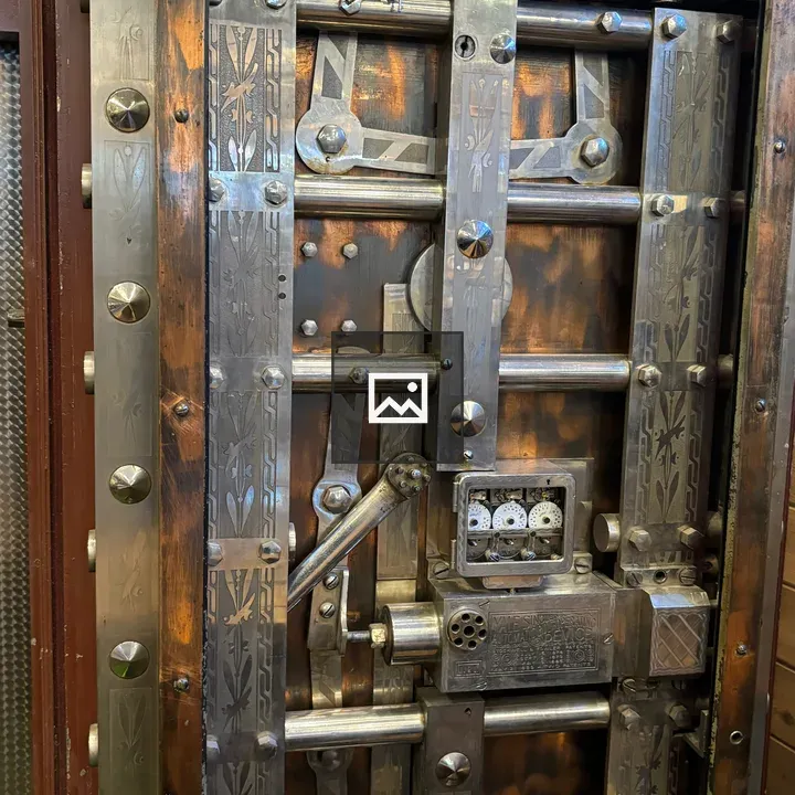 Bank Vault Door Interior
