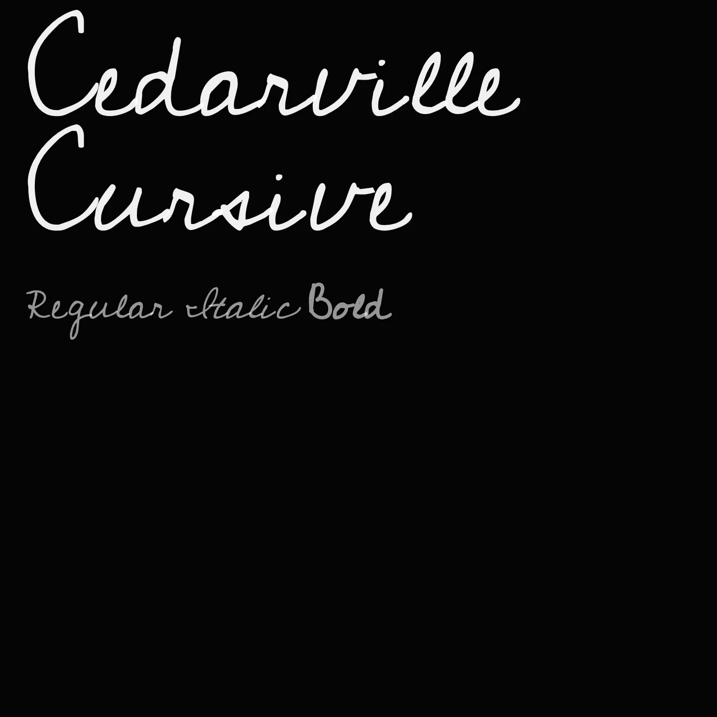 Cedarville Cursive