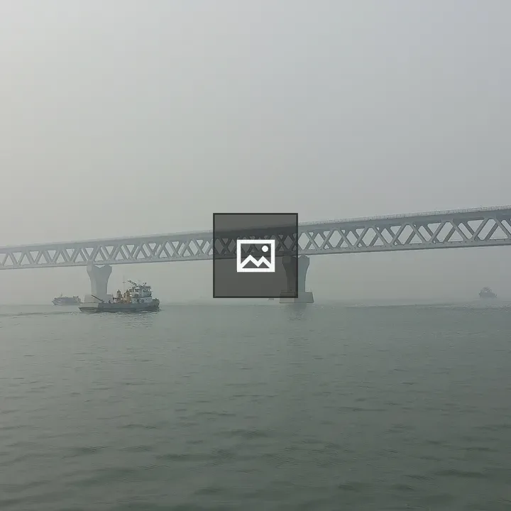 Bridge and Fog at Mawa Ghat