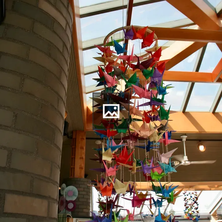 Origami Crane Mobile at Japanese Festival