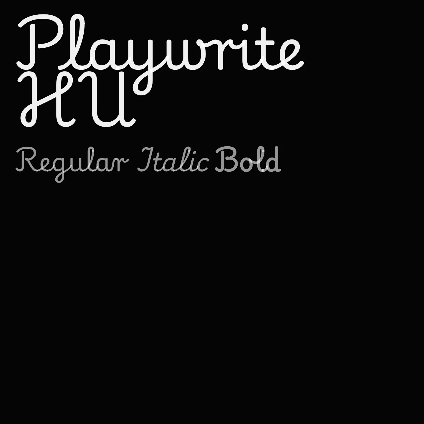 Playwrite HU
