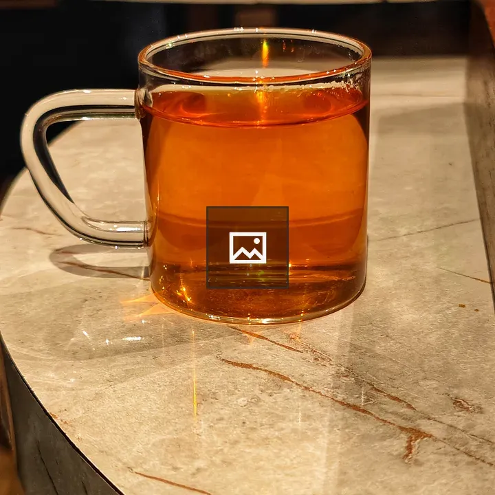 Black Tea in a Glass Cup