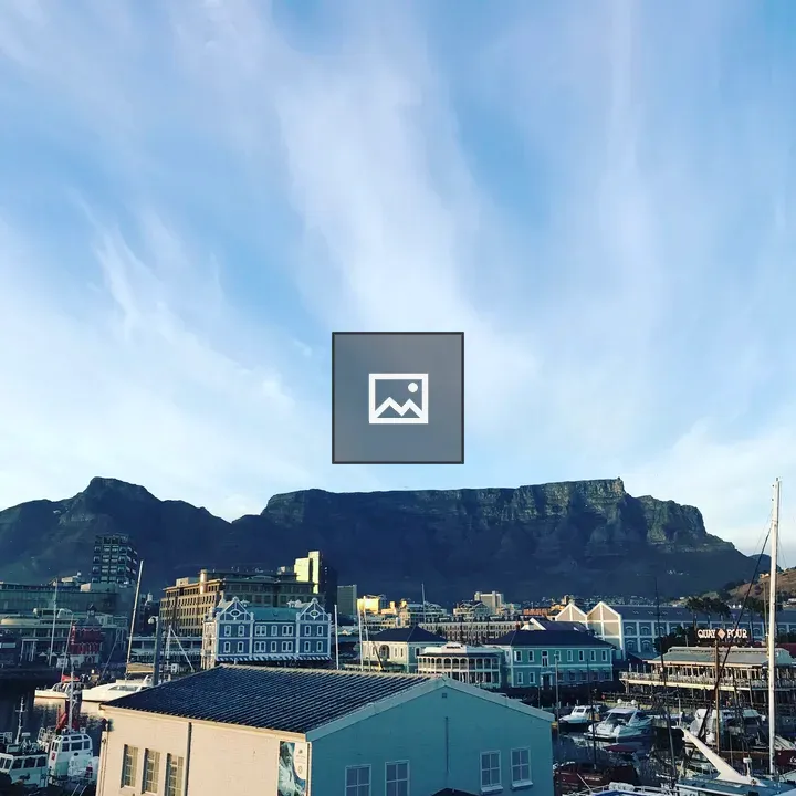 Cape Town Building and Mountain