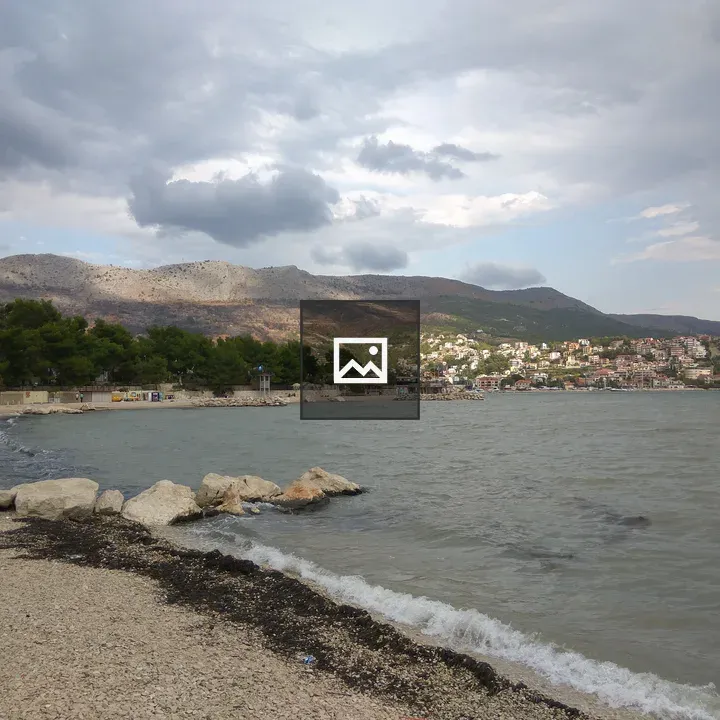Stobreč Beach Scene