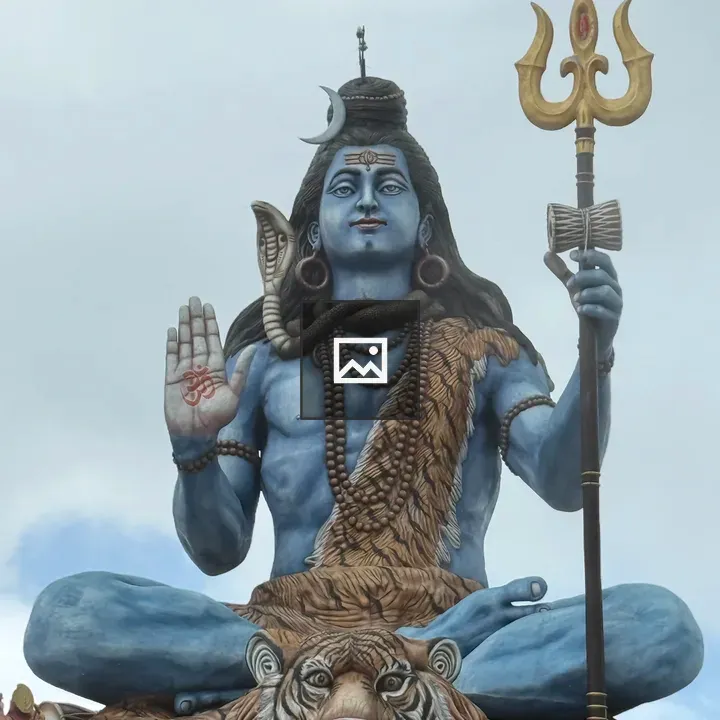 Statue of Shiva in Cross‑Legged Pose