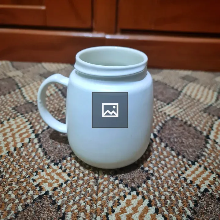 Plain White Ceramic Coffee Mug