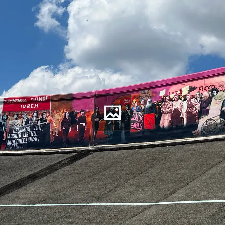 Mural at Lingotto Fiat Test Track