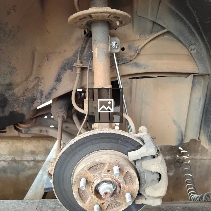 Vehicle Suspension and Braking Close-Up