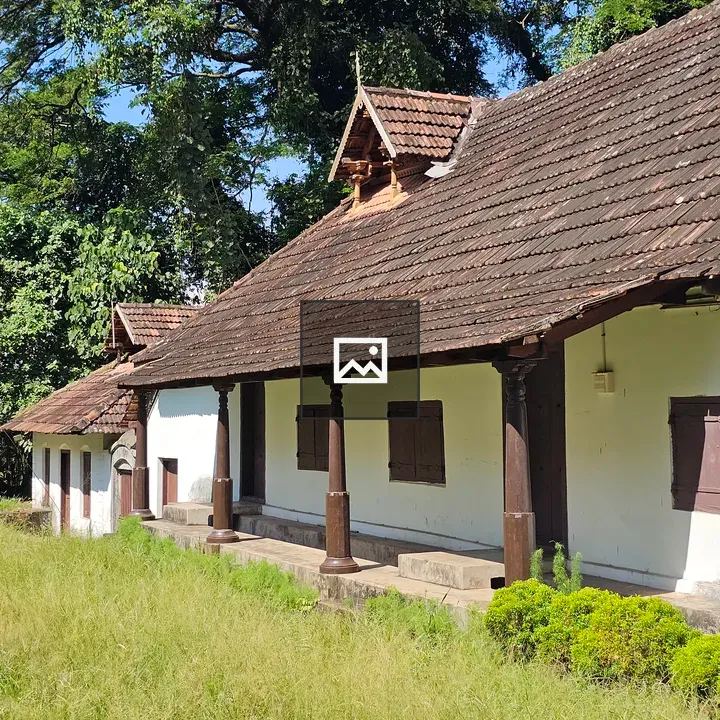 Kerala Style Building with Green Surroundings