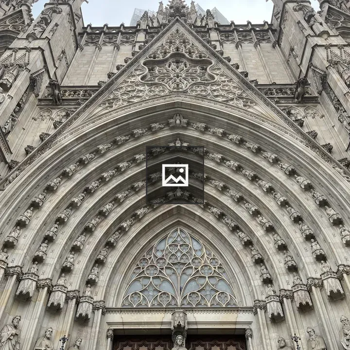 Cathedral entrance, Barcelona