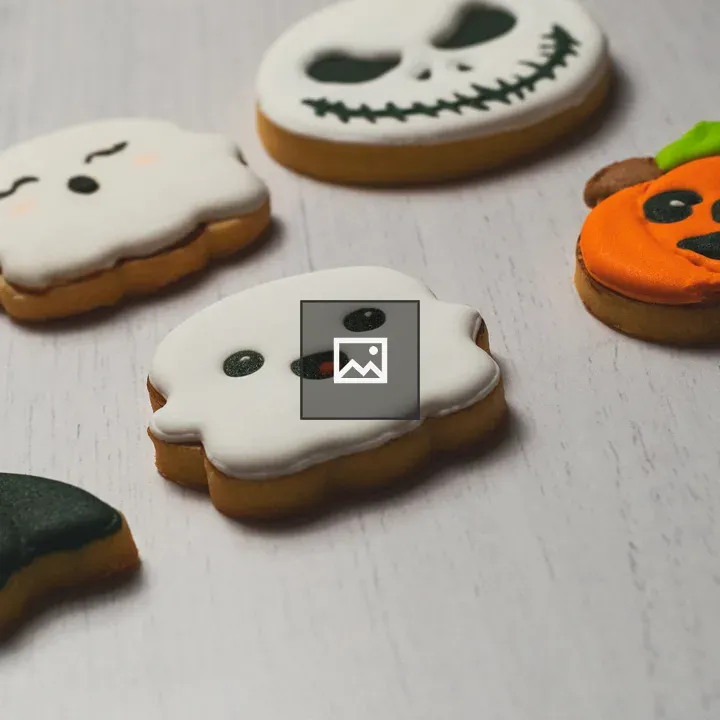 Halloween cookie selection