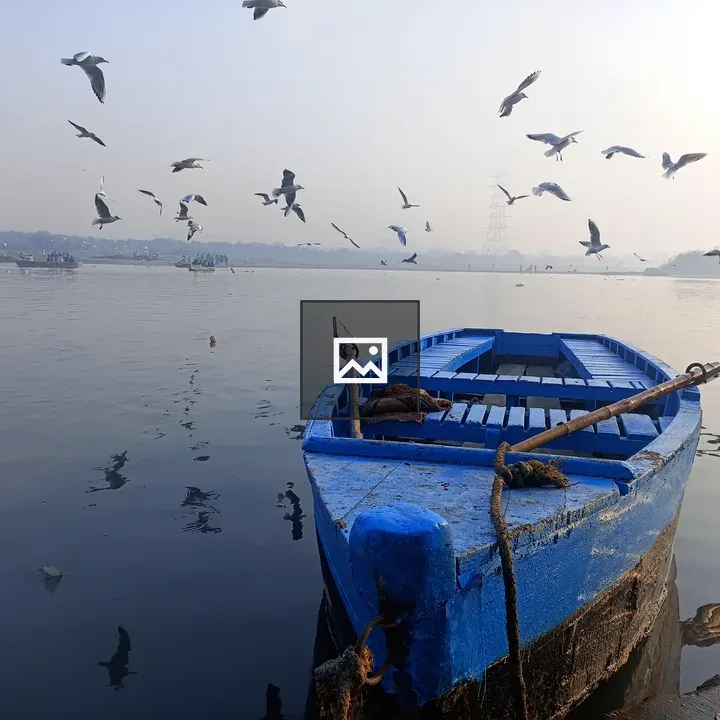 Boat on Yamuna Ghat