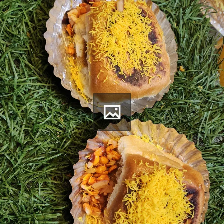 Two savory snacks on decorative plates