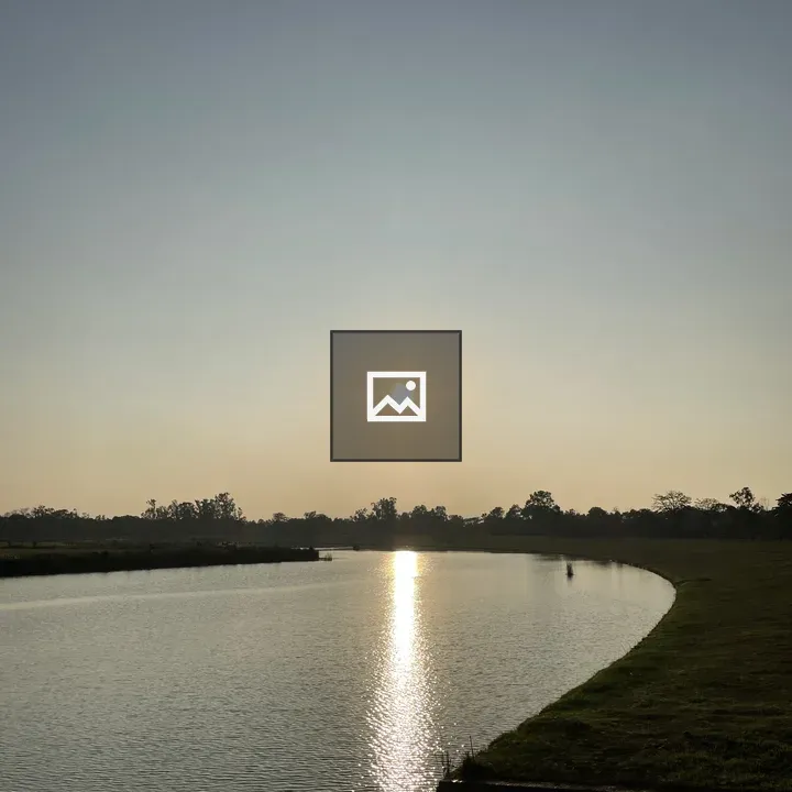 Sunset on Lumbini