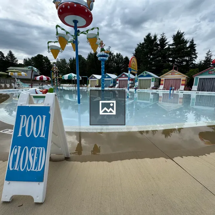 Splash pool at Santa’s Village