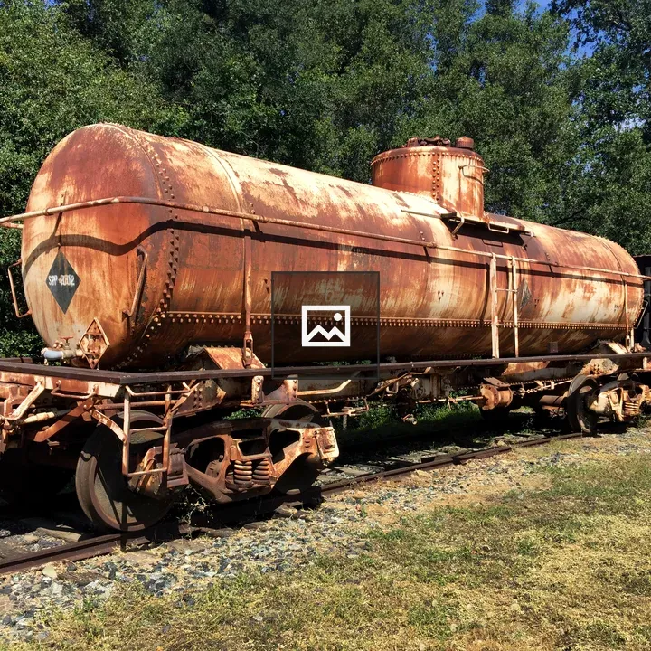 Old Rusted Train Cars