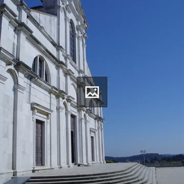 White Baroque Church Facade