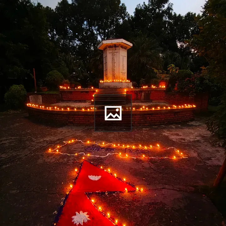 Nepal Monument at Twilight